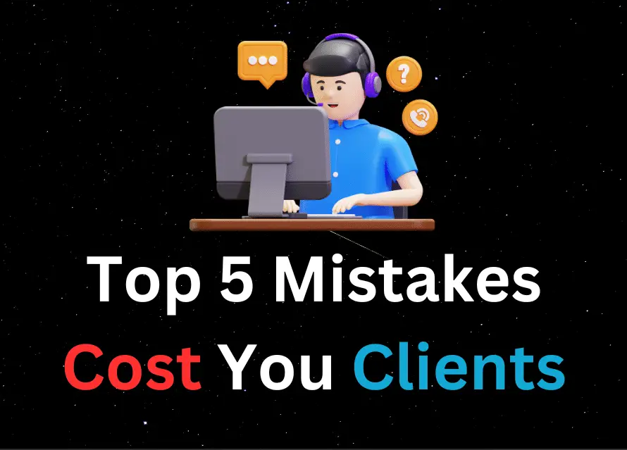 website mistakes, common website mistakes