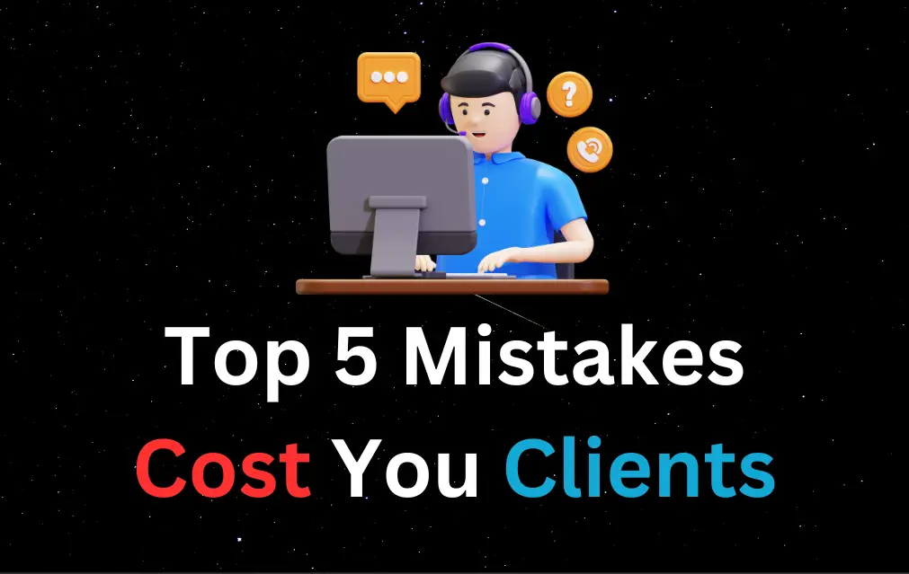 website mistakes, common website mistakes